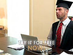 Beautiful college girls are having a lot of fun with a handsome guy from their group