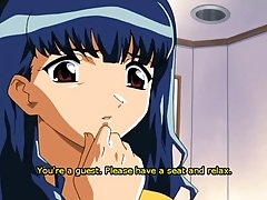 Cartoon girl was eager to get nailed, so she asked her friend to do it