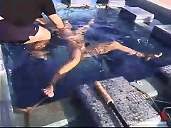 Jenni Lee was being drowned in her swimming pool, because it excites her a lot